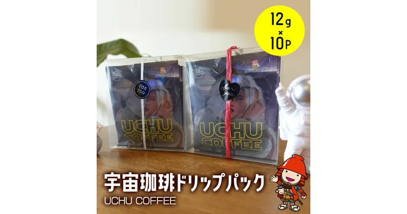 【ふるさと納税】宇宙珈琲 ドリップ パックセット 12g×10 ドリップ コーヒー豆 珈琲豆 コーヒー粉 珈琲粉 ブラックコーヒー インスタント 大分県産 九州産 中津市 国産 送料無料