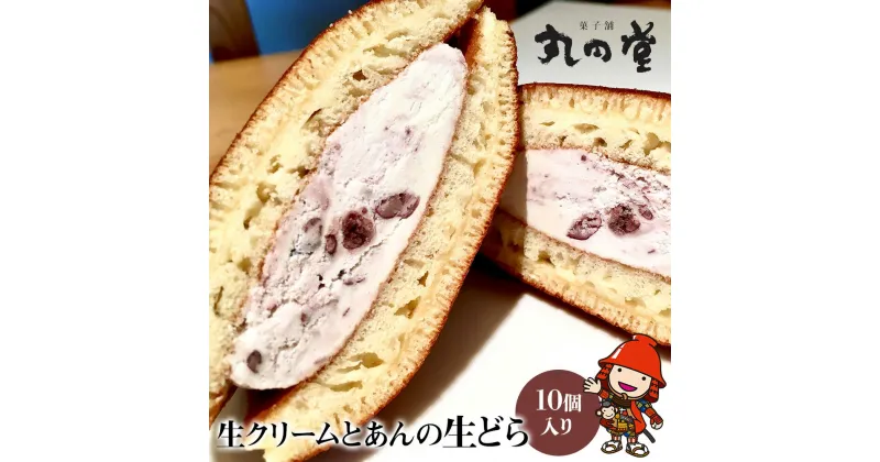 【ふるさと納税】生どら 10個入 生クリームとあんが生きているどら焼き どら焼き 和菓子 なまどら どらやき 菓子舗丸円堂 大分県 中津市 国産 送料無料／熨斗対応可 お歳暮 お中元 など