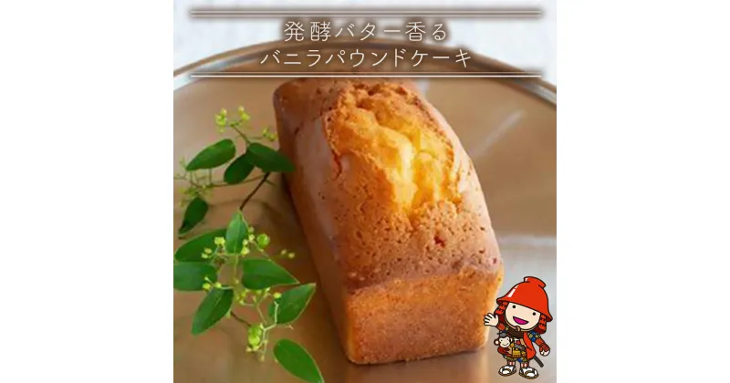 【ふるさと納税】 発酵バター香る バニラ パウンドケーキ 1本 お菓子 おやつ ギフト 焼き菓子 スイーツ 大分県産 九州産 中津市 国産 送料無料／熨斗対応可 お歳暮 お中元 など