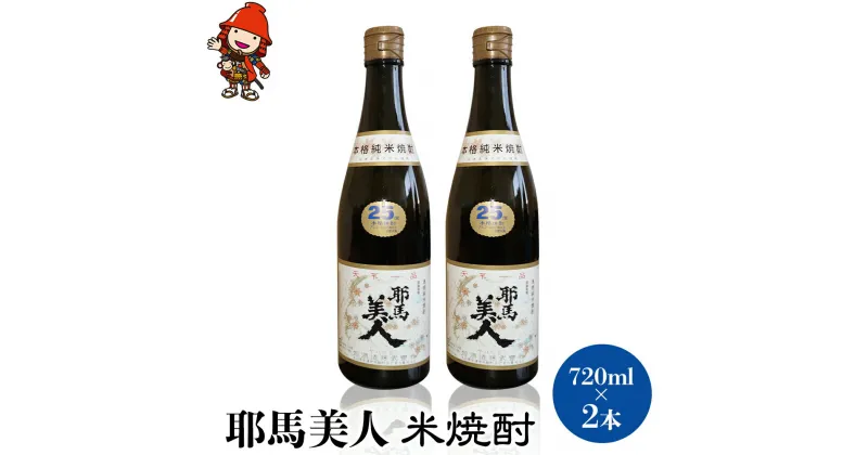 【ふるさと納税】耶馬美人 25度 米焼酎 720ml×2本 大分県中津市の地酒 米 焼酎 酒 アルコール 大分県 九州産 中津市 国産 送料無料／熨斗対応可 お歳暮 お中元 など