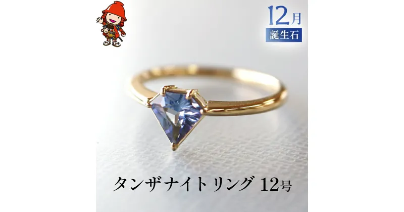 【ふるさと納税】タンザナイト 指輪 リング 12号 レディース K18 アクセサリー 婚約指輪 プロポーズ 結婚指輪 誕生日 婚約 結婚 母の日 プレゼント 祝 記念日 女性 贈り物 大分県産 九州産 中津市 国産 送料無料