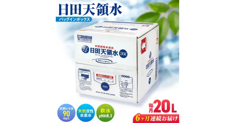 【ふるさと納税】【全6回定期便】日田天領水 20L×1箱 日田市 / グリーングループ株式会社[AREG010]