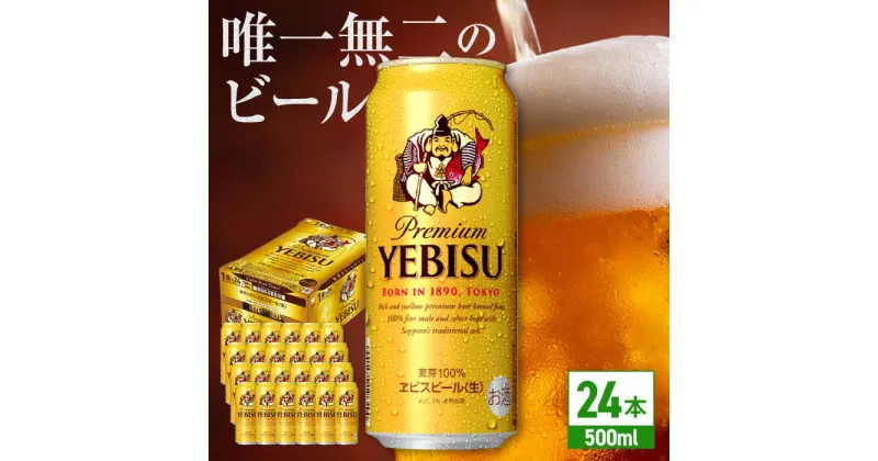 【ふるさと納税】サッポロ ヱビスビール 500ml×24缶 日田市 / 株式会社綾部商店[ARDC029]