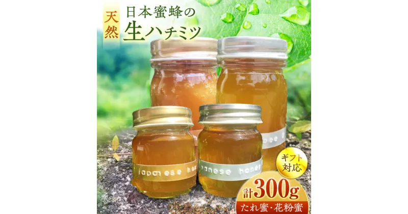 【ふるさと納税】超希少【天然】日本蜜蜂の生はちみつ　たれ蜜・花粉蜜 計300g ハニーディッパー付き　【食べチョクアワード2023 3位入賞】　 日田市/総合環境計画研究所 the honey shop[ARBN002]