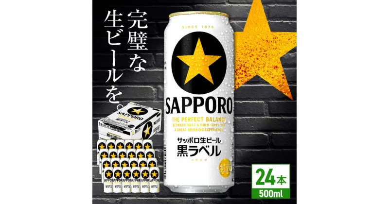 【ふるさと納税】サッポロ生ビール 黒ラベル 500ml×24缶 日田市 / 株式会社綾部商店[ARDC008]