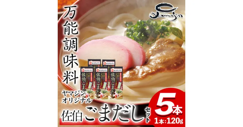 【ふるさと納税】名物 佐伯ごまだし (計600g・120g×5本) 調味料 ごまだしうどん お茶漬け パスタ だし 調味料 万能調味料 特産品 郷土料理 魚 セット 大分県 佐伯市【AP73】【 (株)ヤマジン】