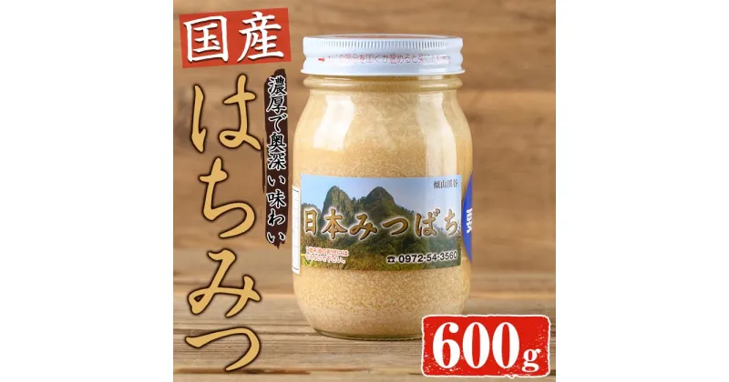 【ふるさと納税】国産 はちみつ (600g) ハチミツ 蜂蜜 ロイヤルゼリー 調味料 スイーツ 多賀さん採蜜 大分県 佐伯市【AY66】【(公財)さいき農林公社】