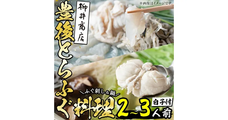 【ふるさと納税】＜着日指定必須＞養殖 豊後とらふぐ料理セット 白子 焼きひれ付き (2-3人前) ふぐ とらふぐ 白子 ヒレ 皮 アラ ふぐちり鍋 鍋 ふぐ唐揚げ ふぐ刺し ふぐ刺身 刺身 鮮魚 冷蔵 国産 大分県 佐伯市【AB89】【柳井商店】