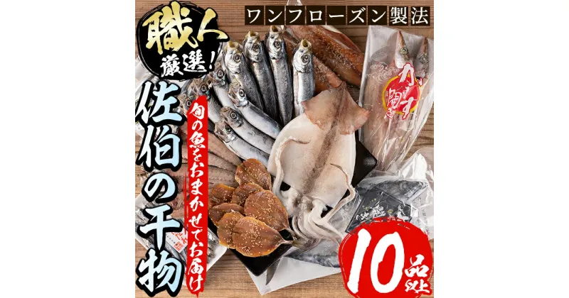 【ふるさと納税】職人おまかせ干物セット (合計10品以上) 干物 あじ 鯵 さば 鯖 丸干し みりん干し 開き 魚 海鮮 冷凍 詰め合わせ セット 大分県 佐伯市【CL63】【(有)ヤマク海産】