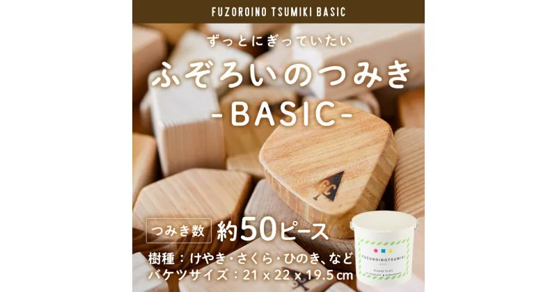 【ふるさと納税】ふぞろいのつみき BASIC (約50ピース) おもちゃ 積み木 玩具 知育玩具 木製 けやき ひのき さくら 大分県 佐伯市 【FD02】【 (福)希望の森 太陽農園】