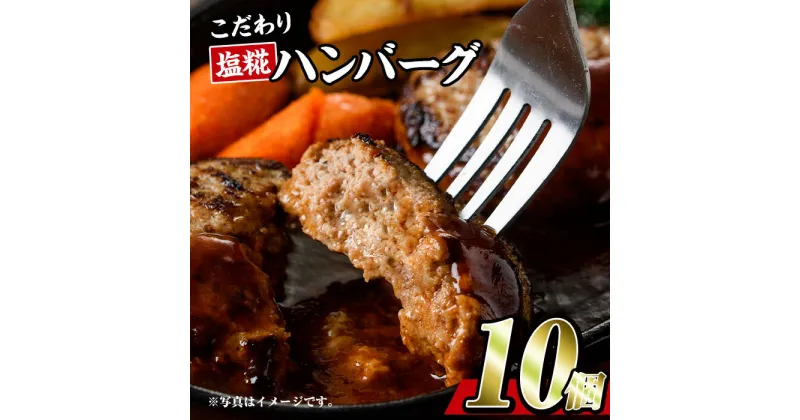 【ふるさと納税】塩糀 ハンバーグ (合計1.2kg・120g×10個 ハンバーグソース×10個付) 国産 冷凍 冷凍ハンバーグ 大分県産 豚肉 牛肉 おおいた和牛 豊後牛 おかず 惣菜 大分県 佐伯市【BD221】【西日本畜産 (株)】