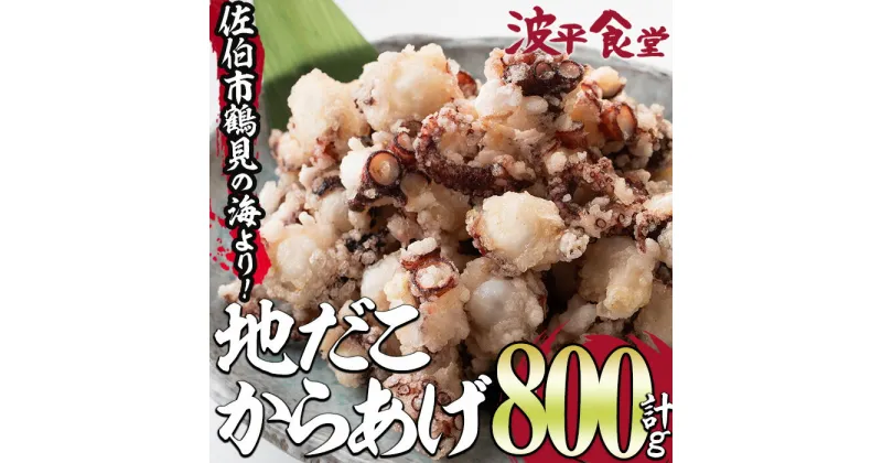 【ふるさと納税】豊後佐伯 地だこからあげ (計800g・200g×4P) たこ 蛸 地だこ からあげ 唐揚げ から揚げ 小分け カラアゲ 加工品 シーフード 冷凍 惣菜 おつまみ 大分県 佐伯市 【FZ001】【波平食堂】