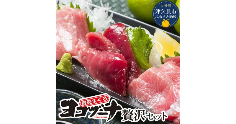 【ふるさと納税】豊後まぐろ ヨコヅーナ 贅沢セット赤身250g 中トロ500g 大トロ250g入りの豪華セット 大分県産 九州産 津久見市 国産 送料無料