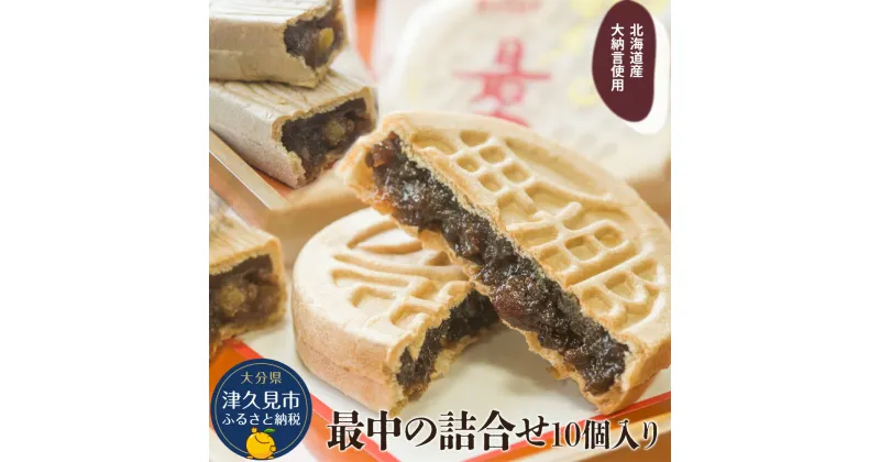 【ふるさと納税】最中の詰合せ 10個入り 和菓子 茶菓子 もなか お中元 お歳暮 ギフト お供物 大分県産 九州産 津久見市 国産 送料無料