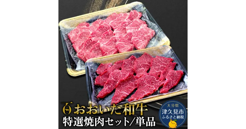 【ふるさと納税】おおいた和牛 特選焼肉セット 300g / 600g 赤身焼肉 カルビ 牛肉 和牛 ブランド牛 赤身肉 カルビ 焼き肉 焼肉 バーベキュー 大分県産 九州産 津久見市 国産 送料無料