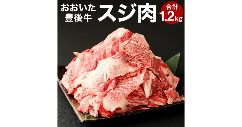 【ふるさと納税】おおいた 豊後牛 スジ肉 1.2kg 400g×3パック 肉 牛 和牛 豊後牛 銘柄牛 国産牛 黒毛和種 黒毛和牛 和牛 牛すじ 冷凍 国産 九州産 竹田市 大分県産 送料無料