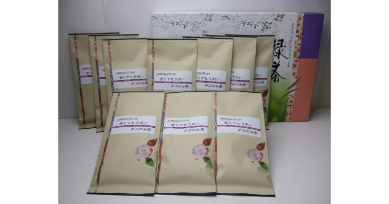 【ふるさと納税】お茶の 山口園 安くてもうまい がぶ飲み茶 100g×10本 お茶 緑茶 茶葉 グリーンティー 煎茶