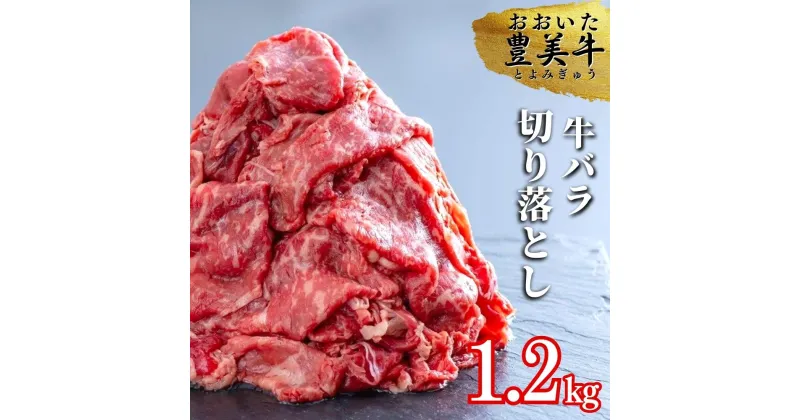 【ふるさと納税】牛肉 切り落とし バラ (600g×2パック) 計1.2kg おおいた豊美牛 国産牛 九州産 肉 やわらか ブランド牛 冷凍