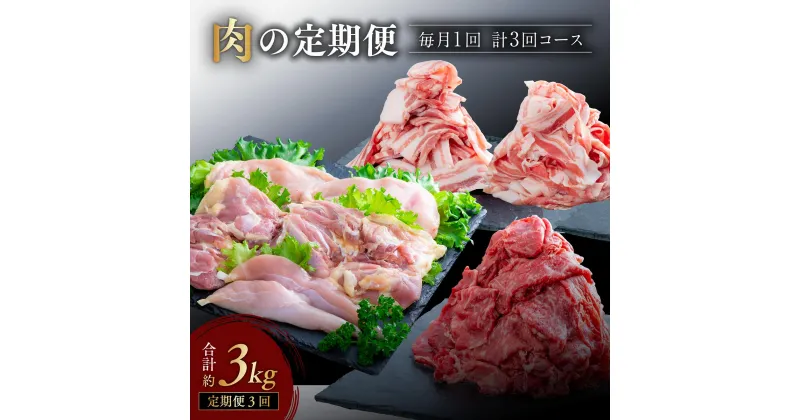 【ふるさと納税】【牛・豚・鶏】肉 の 定期便 年3回 牛肉 豚肉 鶏肉 国産 大分県産 ブランド肉