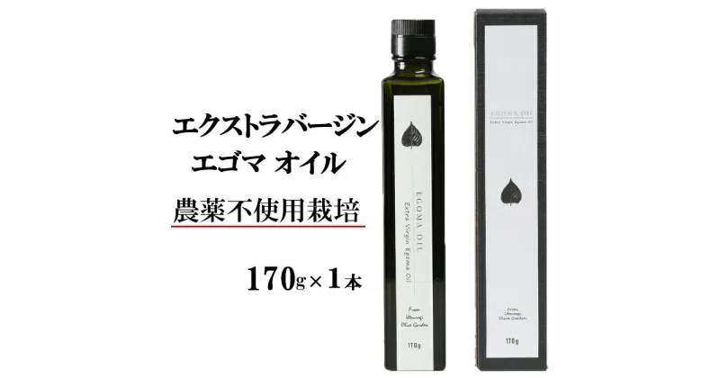 【ふるさと納税】エゴマオイル(EGOMA OIL) 170g 無農薬栽培 低温直圧搾油法 大分県産 先行予約＜143-008_5＞