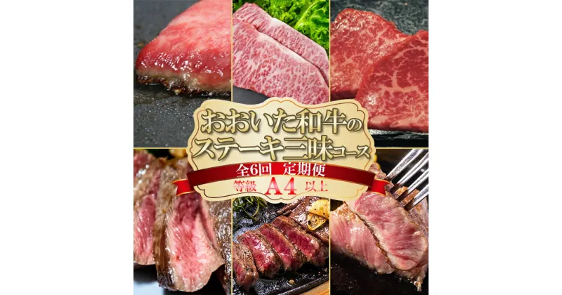 【ふるさと納税】おおいた和牛のステーキ三昧コース（全6回！毎月お届け定期便）【ニード牧場】 ＜129-803_6＞