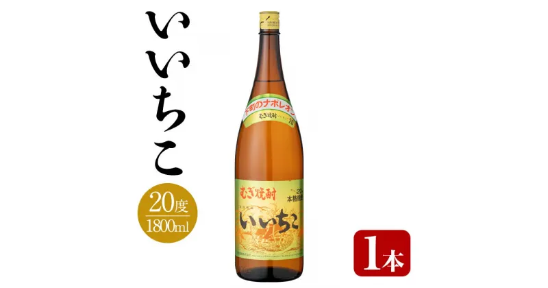 【ふるさと納税】いいちこ 20度(1.8L)ビン 酒 お酒 むぎ焼酎 1800ml 麦焼酎 いいちこ 常温 三和酒類【106100100】【酒のひろた】