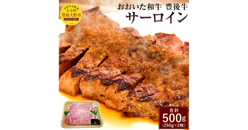 【ふるさと納税】おおいた和牛 豊後牛 サーロイン 250g×2枚 合計500g 国産 サーロインステーキ A4ランク 牛肉 九州産 大分県産黒毛和牛 送料無料