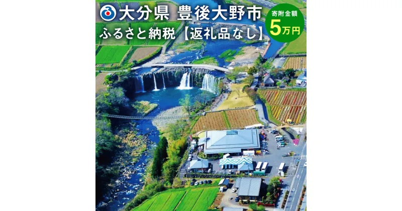 【ふるさと納税】豊後大野市への寄付（返礼品はありません）1口 50,000円