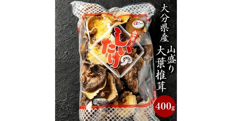 【ふるさと納税】山盛り大葉椎茸 400g 大容量 訳あり 家庭用 しいたけ 乾燥シイタケ 巻き寿司 炊き込みご飯 国産 九州 大分県 送料無料