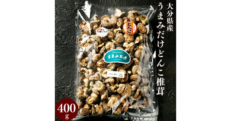 【ふるさと納税】山盛りうまみだけどんこ椎茸 400g しいたけ 煮物 中華料理 鉄板焼 国産 九州 大分県 送料無料