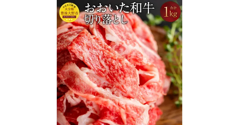 【ふるさと納税】おおいた和牛 切り落とし 計1kg（250g×4P）牛肉 和牛 肉 切落し 小分け パック ブランド牛 おおいた豊後牛 黒毛和牛 国産 九州産 大分県産黒毛和牛 冷凍 大分県 豊後大野市 送料無料